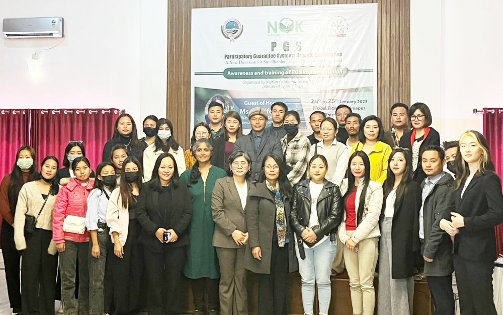 Participants and officials during the inaugural session of the two-day awareness and training of Participatory Guarantee Systems (PGS) at Hotel Acacia, Dimapur on January 24. (Morung Photo)